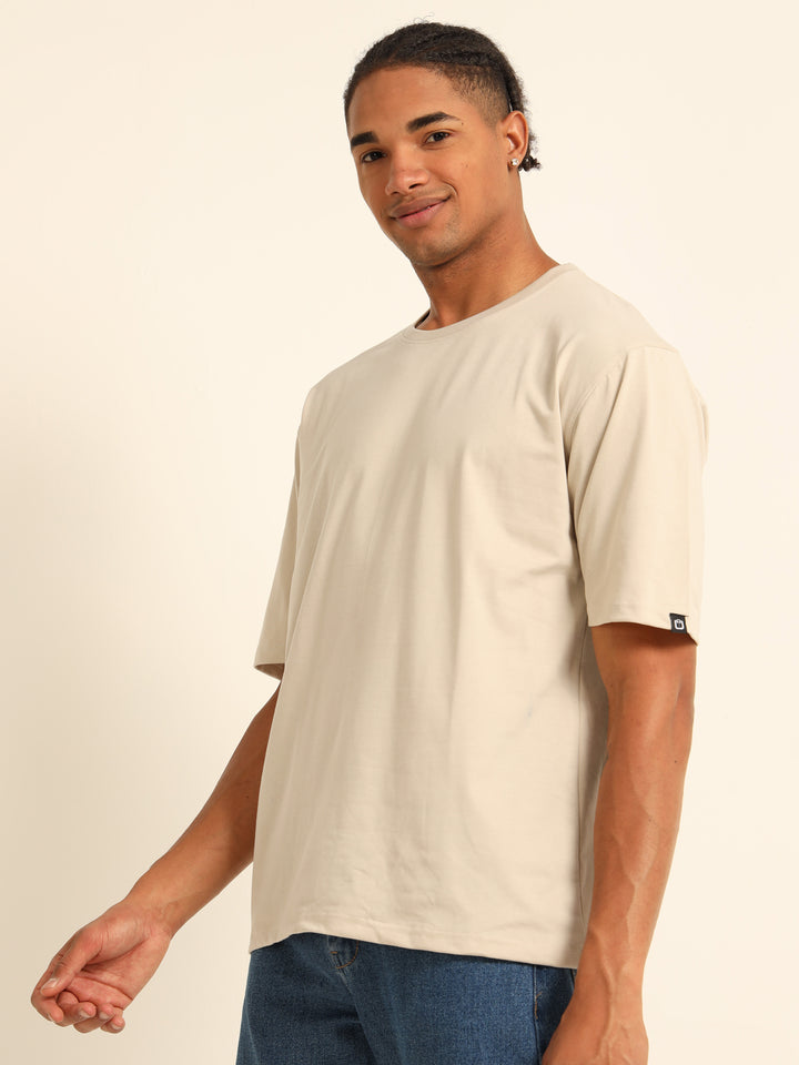 Modest Mouse Beige Oversize T-Shirt Oversize T-Shirt Bushirt