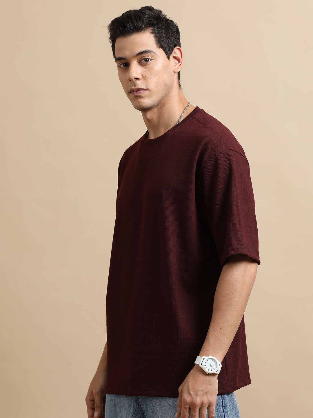 Crush Wine Oversize T-Shirt Oversize T-Shirt Bushirt   
