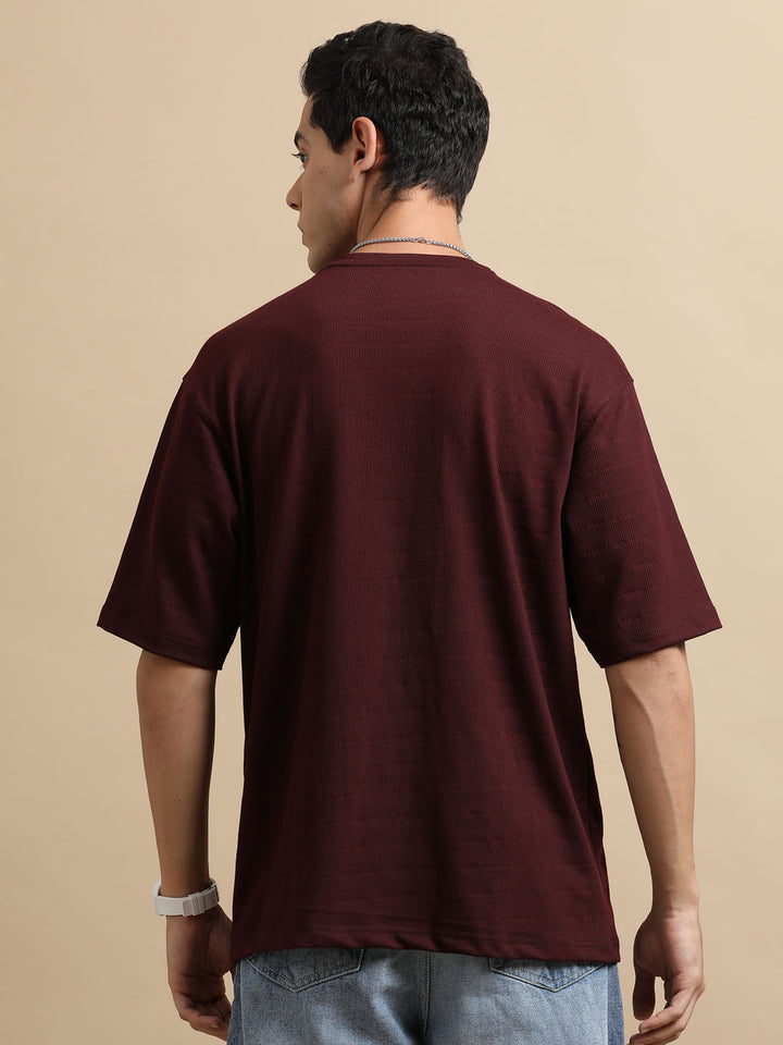 Crush Wine Oversize T-Shirt Oversize T-Shirt Bushirt   
