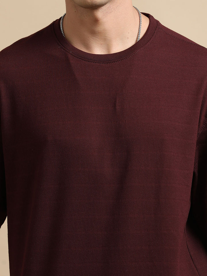 Crush Wine Oversize T-Shirt Oversize T-Shirt Bushirt   