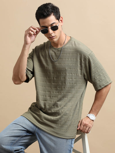 Crush Fern Green Oversize T-Shirt Oversize T-Shirt Bushirt   