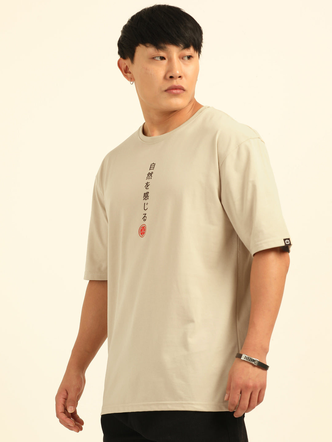 Zen Bird Blossom Oversize T-Shirt