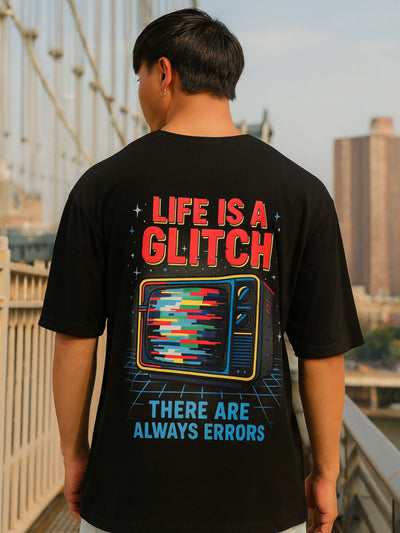 Life is a Glitch Oversize T-Shirt Oversize T-Shirt Bushirt