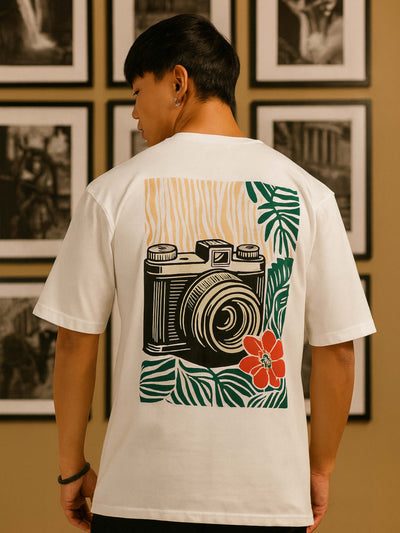 Vintage Camera Oversize T-Shirt Oversize T-Shirt Bushirt