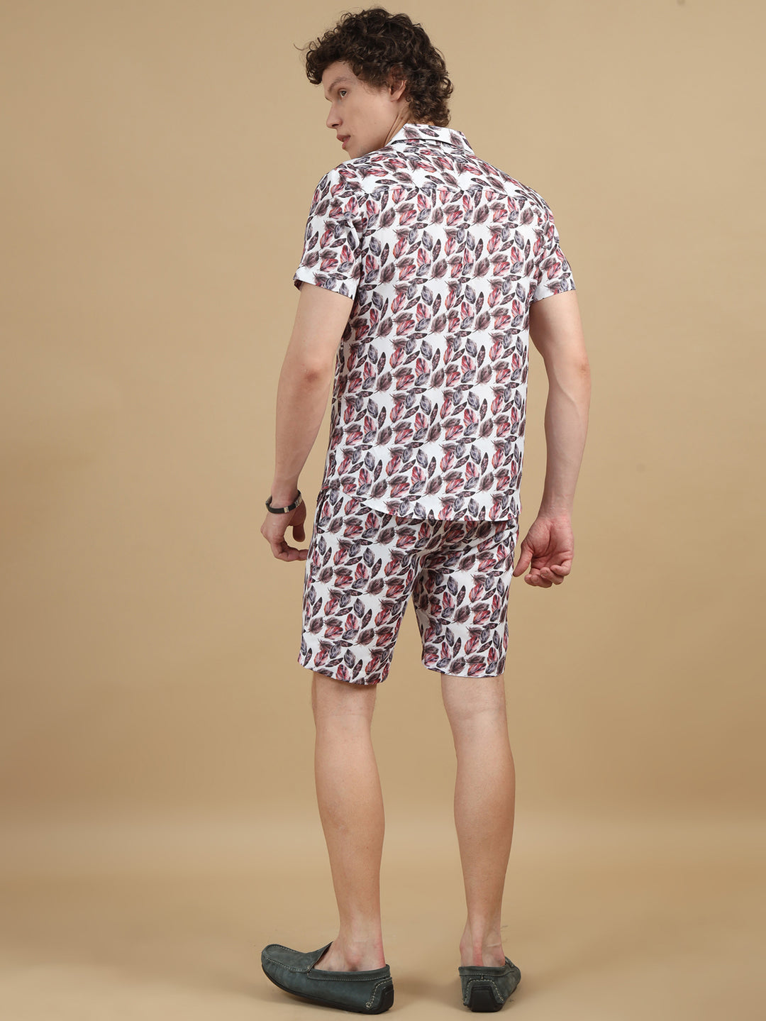 Soft Feather White Co-Ords Regular Size Co-Ords Bushirt   