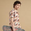 Geometric Cream Co-Ords Regular Size Co-Ords Bushirt   