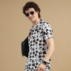 Spotty White Co-Ords Regular Size Co-Ords Bushirt   