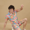 Mozaic Ivory Co-Ords Regular Size Co-Ords Bushirt   
