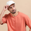 Rust Oversize Solid T-Shirt Oversize T-Shirt Bushirt