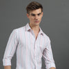 Pink Stripes Shirt Stripes Shirt Bushirt   