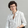 Sage Green Strips Shirt Stripes Shirt Bushirt   
