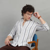 Tuscan Brown Strips Shirt Stripes Shirt Bushirt   