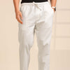 White Linen Relaxed Fit Trouser Linen Trouser Bushirt