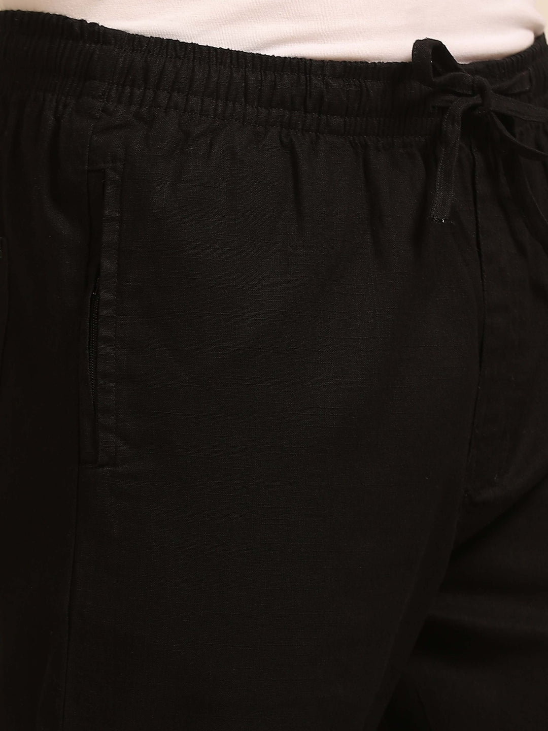 Black Linen Relaxed Fit Trouser Linen Trouser Bushirt