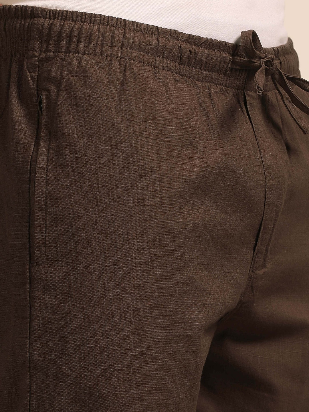 Tuscan Brown Linen Relaxed Fit Trouser Linen Trouser Bushirt