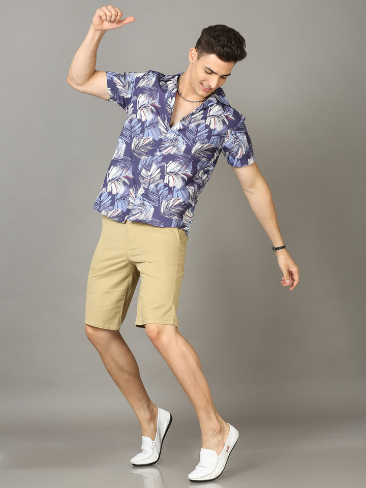 Classic Beige Chino Shorts Men's Shorts Bushirt   