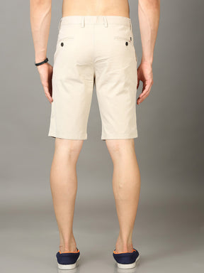 Classic Cream Chino Shorts Men's Shorts Bushirt   