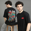 Doodle Art Oversize T-Shirt Oversize T-Shirt Bushirt   