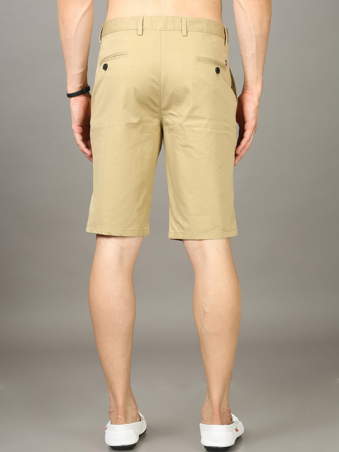 Classic Beige Chino Shorts Men's Shorts Bushirt   