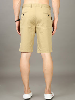 Classic Beige Chino Shorts Men's Shorts Bushirt   