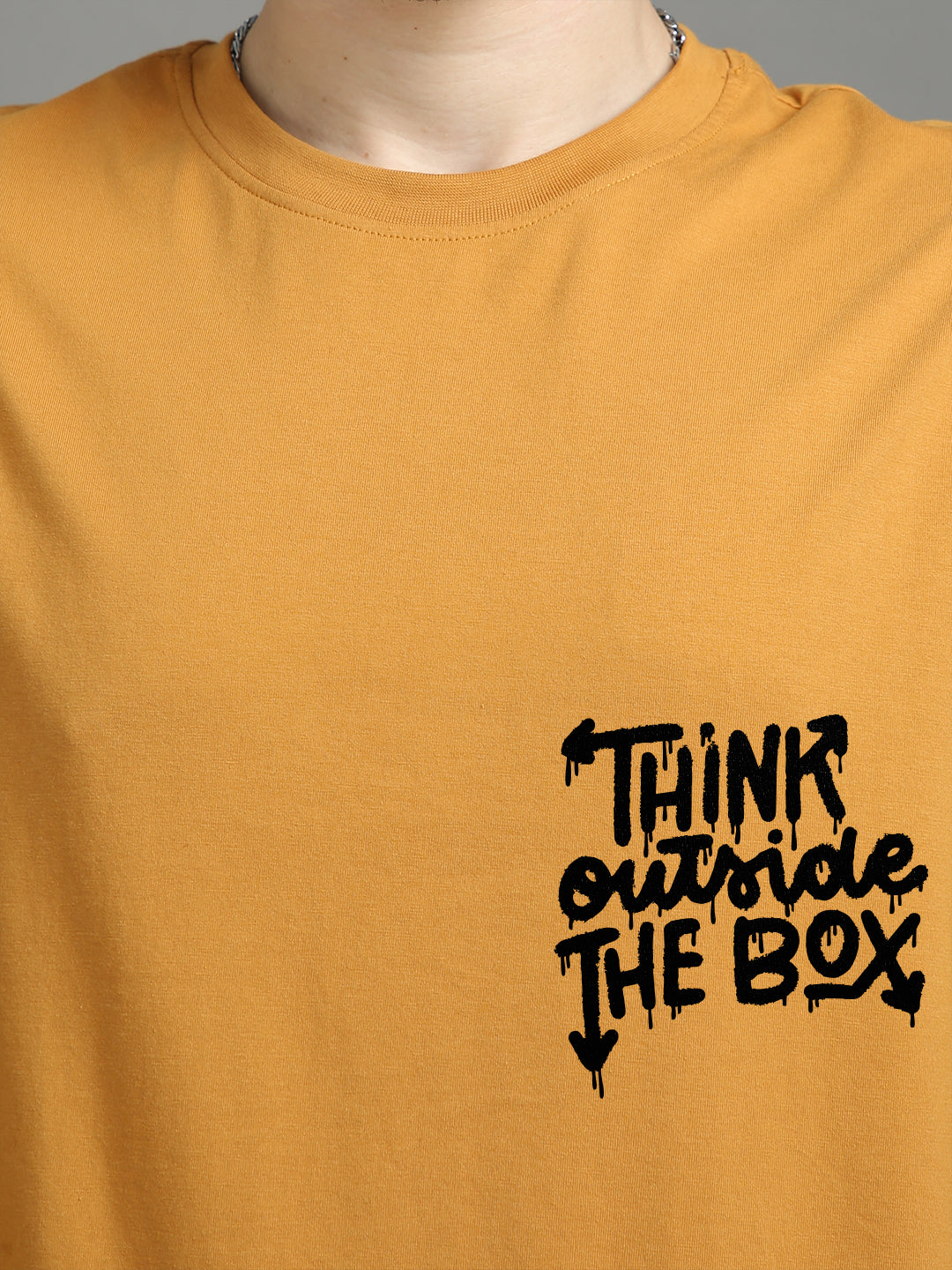 Think There is No Box Oversize T-Shirt Oversize T-Shirt Bushirt   