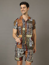 Tribe Brown Co-Ords Co-Ords Bushirt   