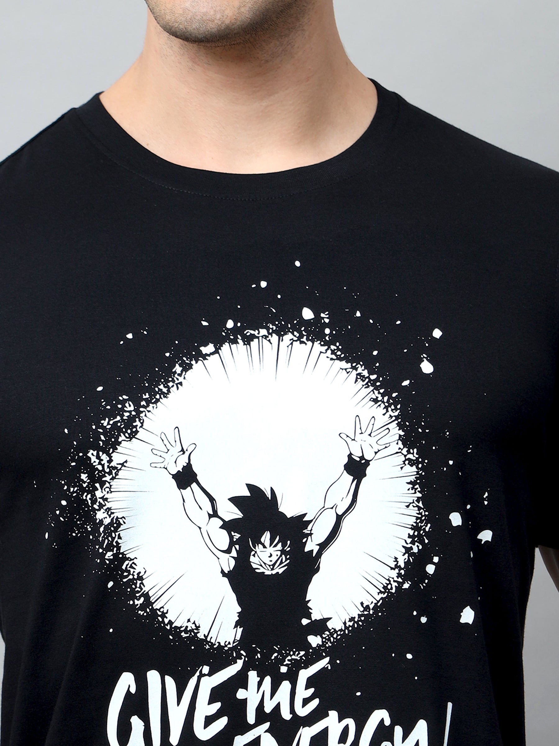 Enery of Goku Anime T-Shirt Graphic T-Shirts Bushirt   