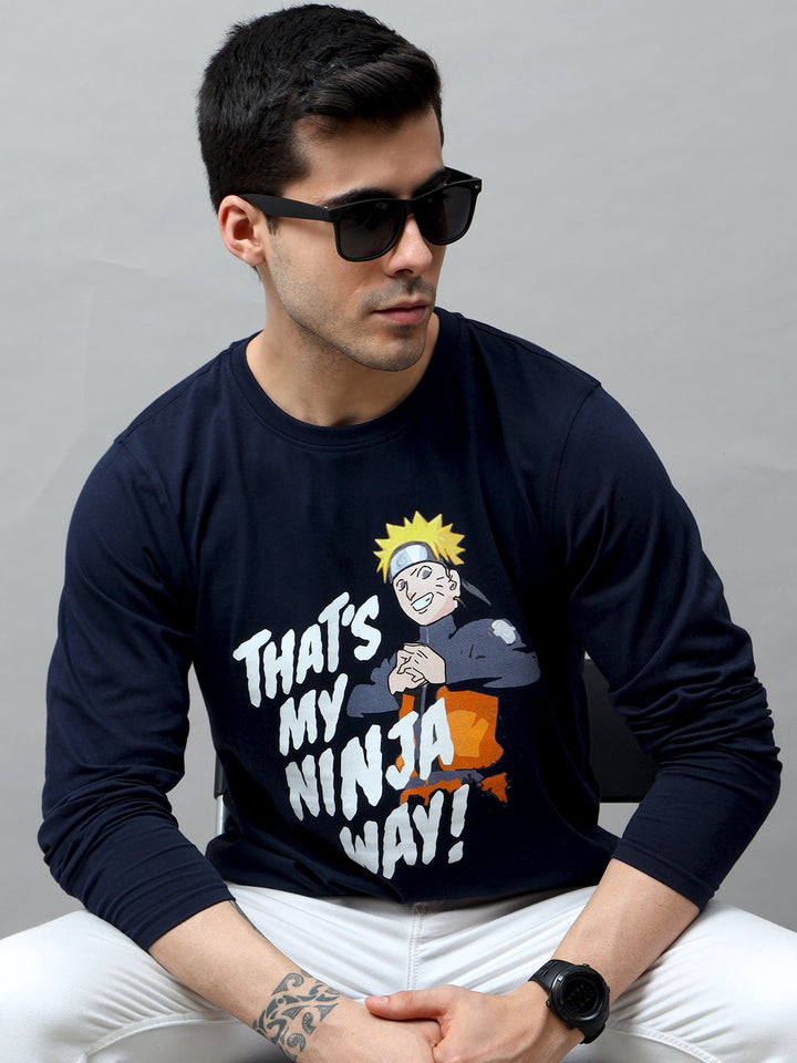 Naruto ninja way epic Anime T-Shirt Graphic T-Shirts Bushirt   