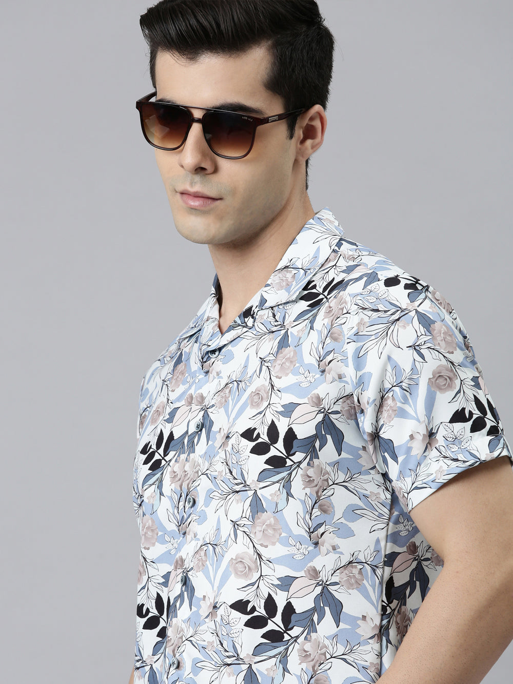 Bloom White Shirt Printed Shirt Bushirt   