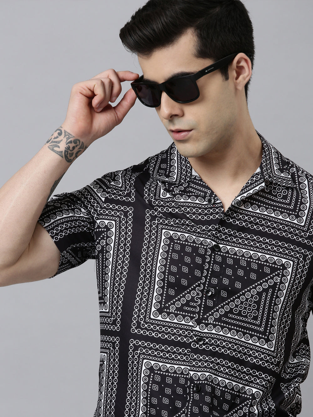 Street Paisley Shirt Printed Shirt Bushirt   