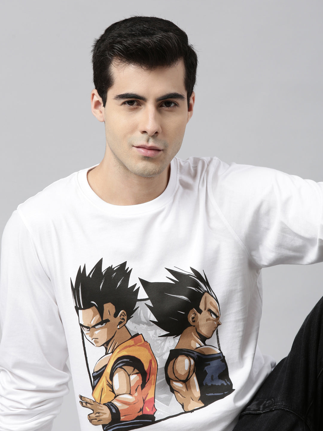 Goku Vegeta Frieza Majin Buu Gohan, Goku Anime T-Shirt Graphic T-Shirts Bushirt   