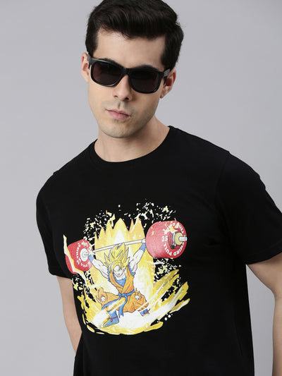 Dragon Ball Z - Power of Super Saiyan Anime T-Shirt Classic Tees Bushirt