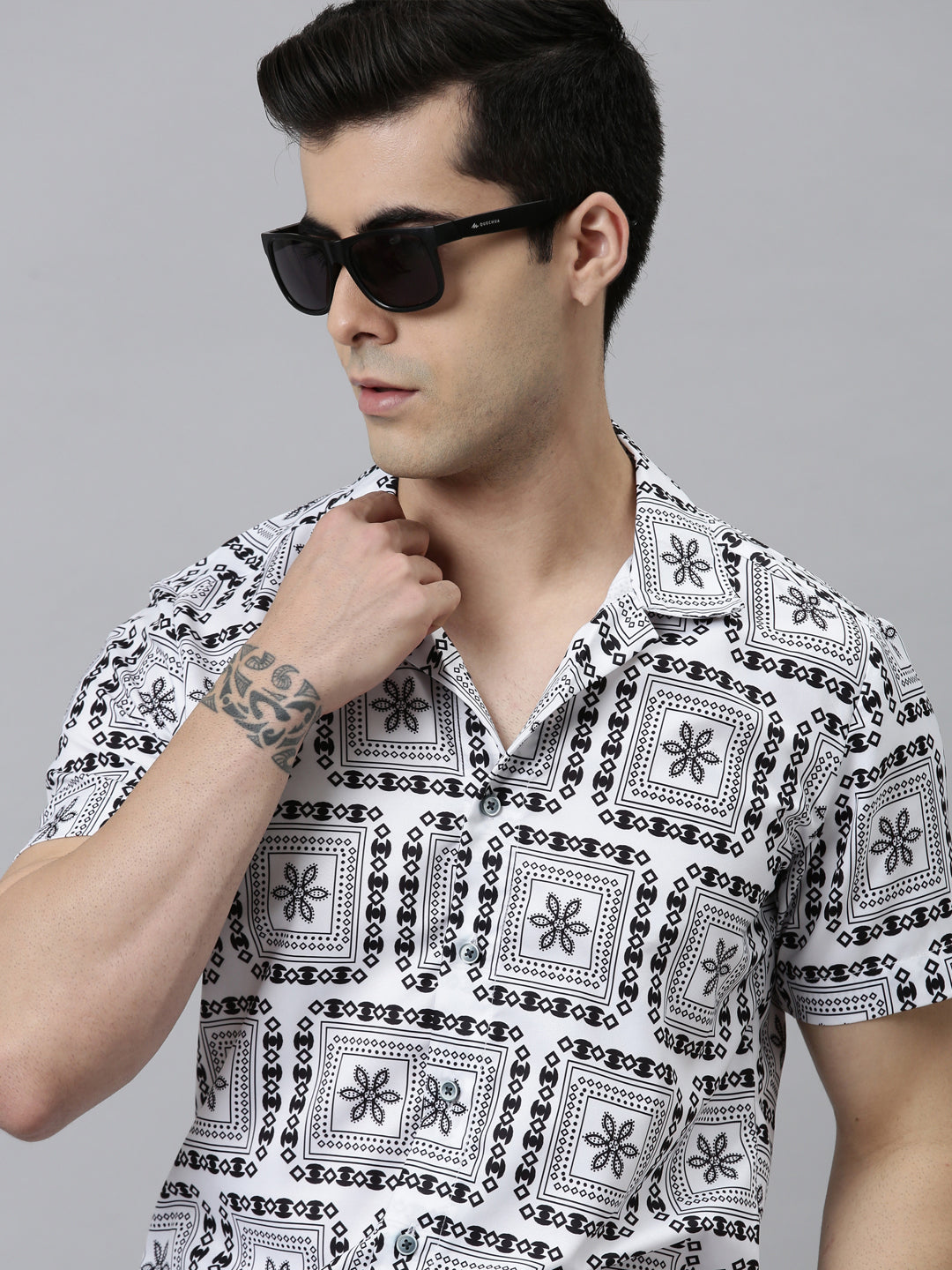 Street Paisley Shirt Printed Shirt Bushirt   