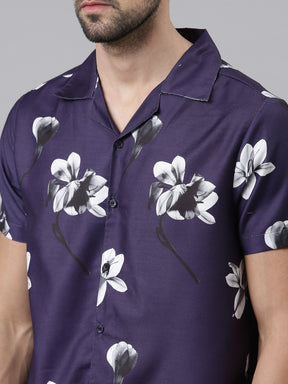 Cosmos Purple Co-Ords Co-Ords Bushirt   