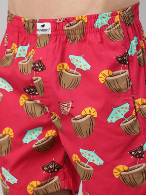 Cocktail Magenta Boxers Boxers Bushirt   