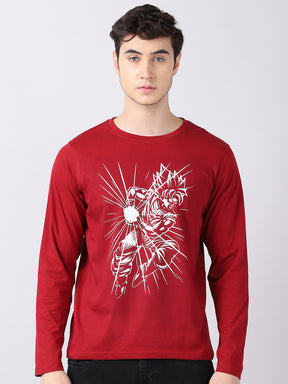 Super Saiyan Goku - Dragon Ball Z Anime T-Shirt Full Sleeves Bushirt   