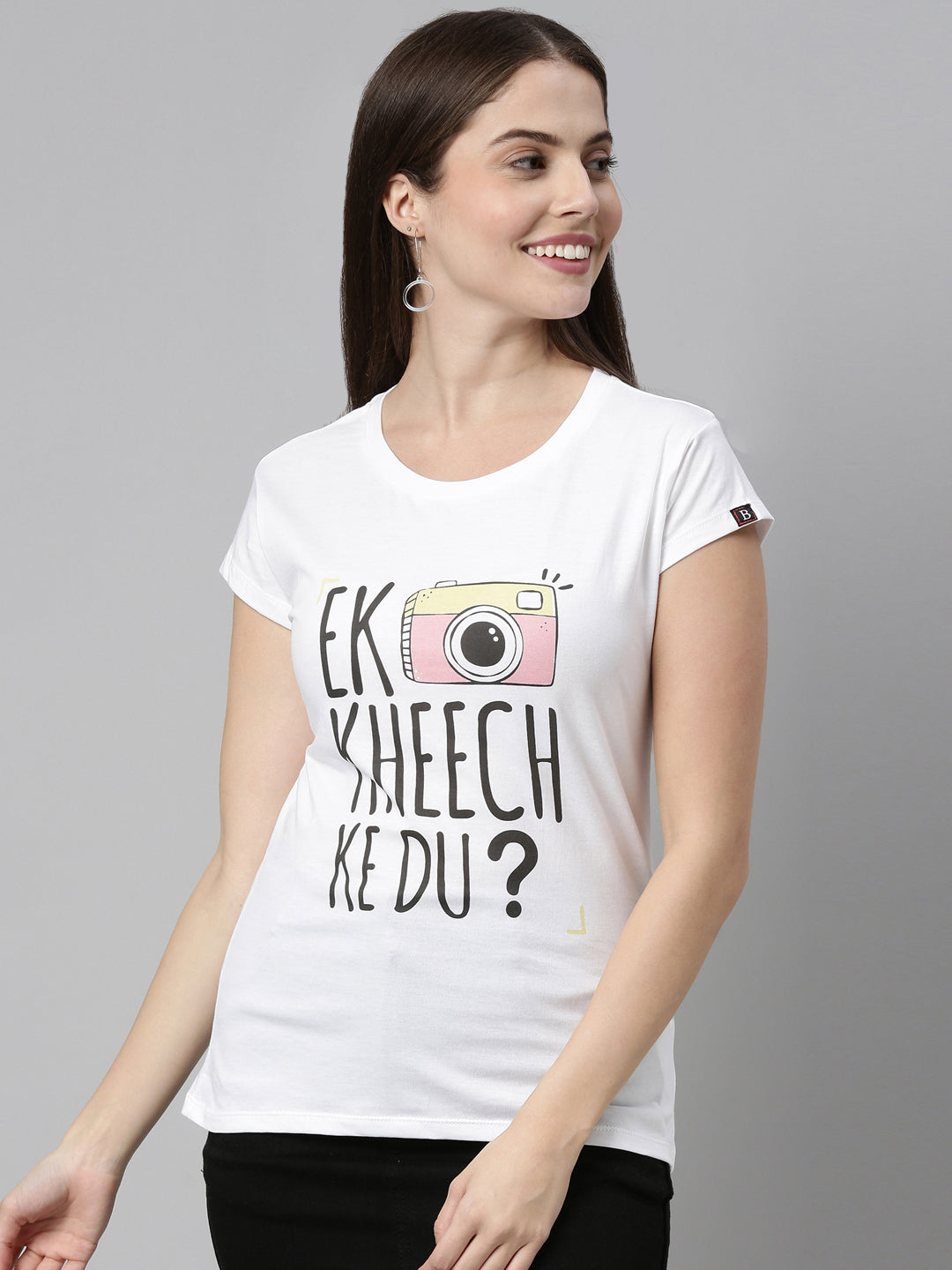 Ek Kheech K Du T-Shirt Women's Graphic Tees Bushirt   