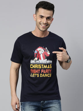 Christmas Night Party T-Shirt Graphic T-Shirts Bushirt   