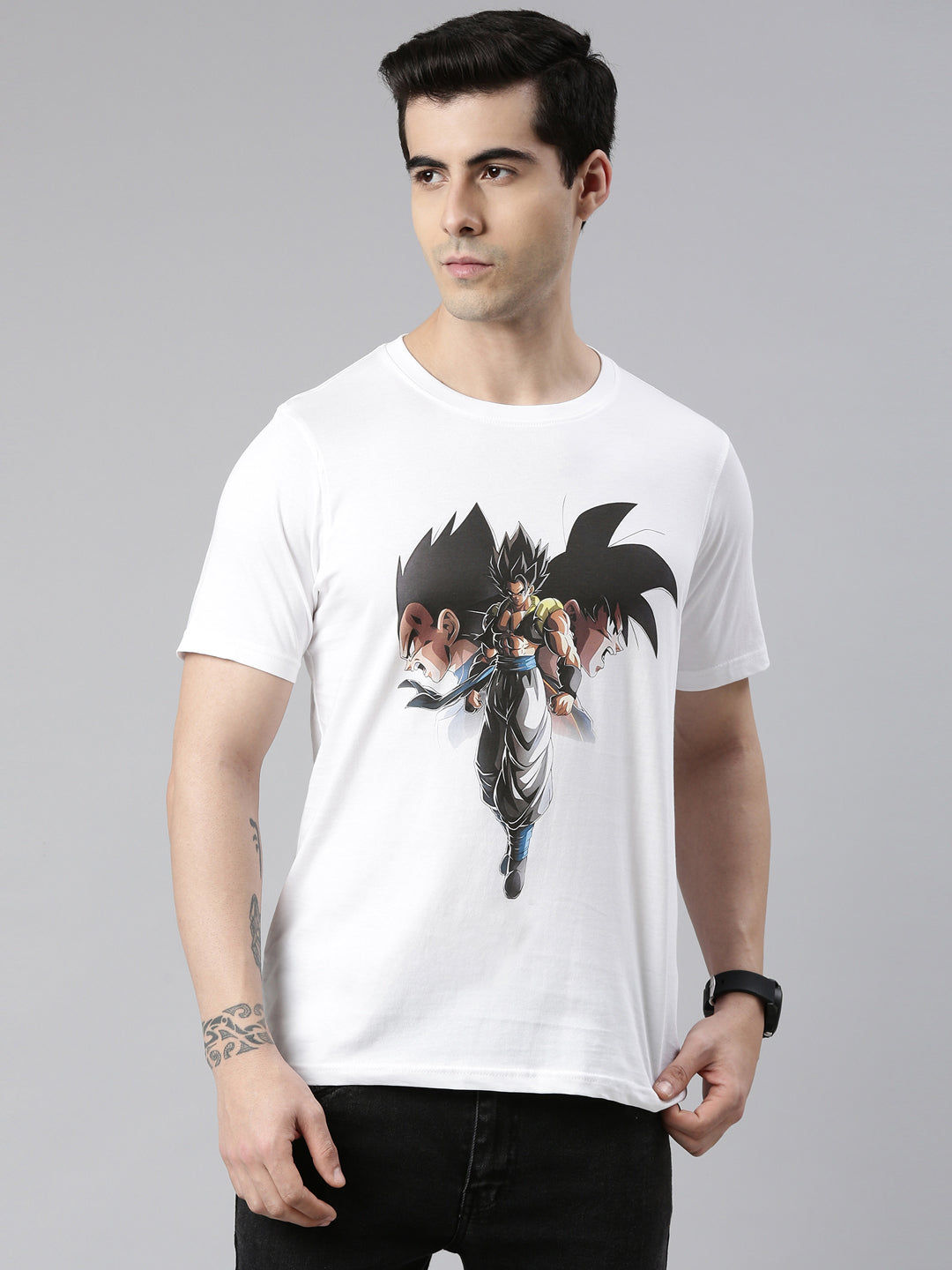 Dragon Ball Z - Ultimate Gogeta Anime T-Shirt Graphic T-Shirts Bushirt   