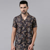 Kalamkari Black Co-Ords Regular Size Co-Ords Bushirt   