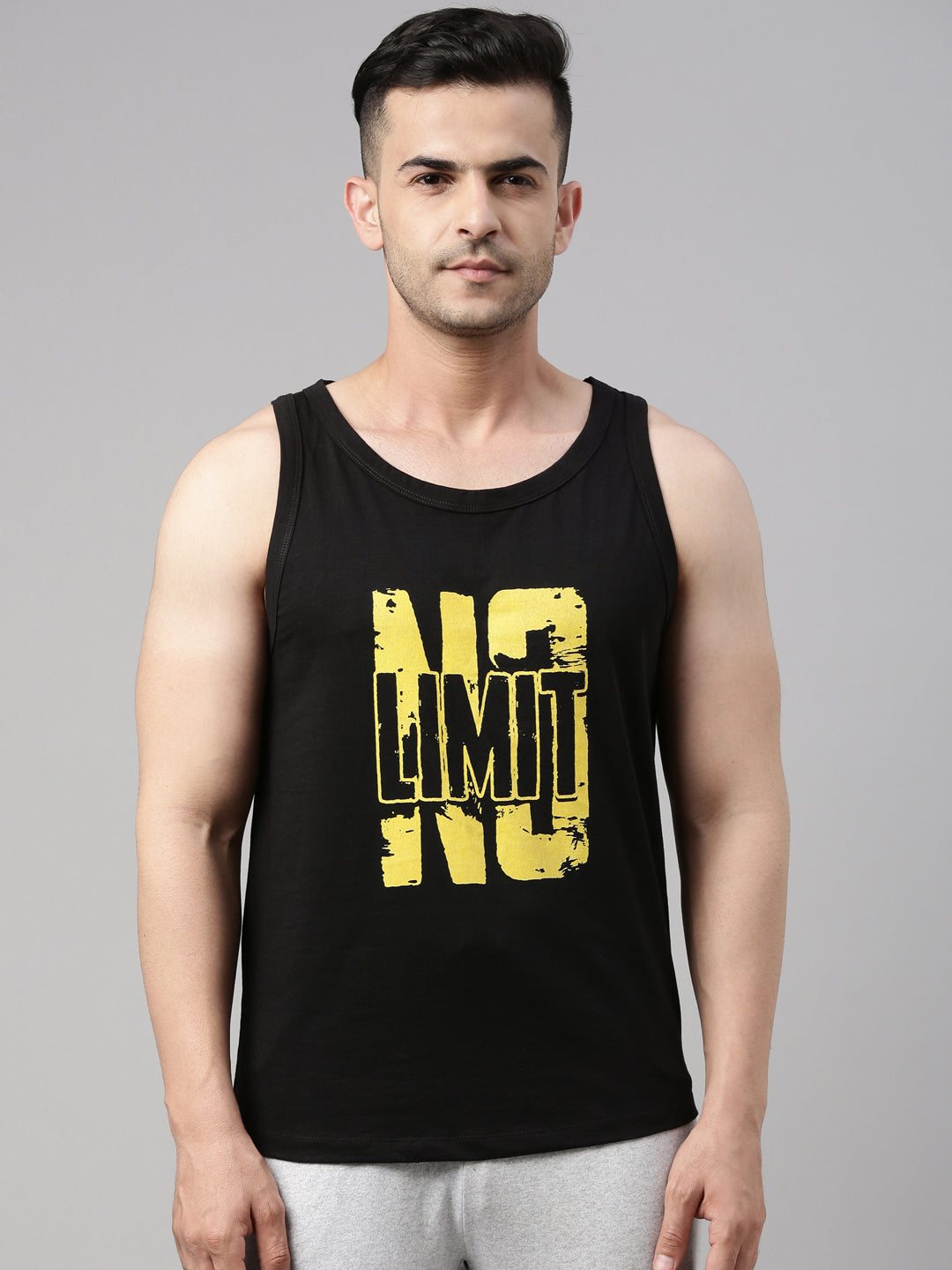 No Limit Sleeveless T Shirt Vest Bushirt   