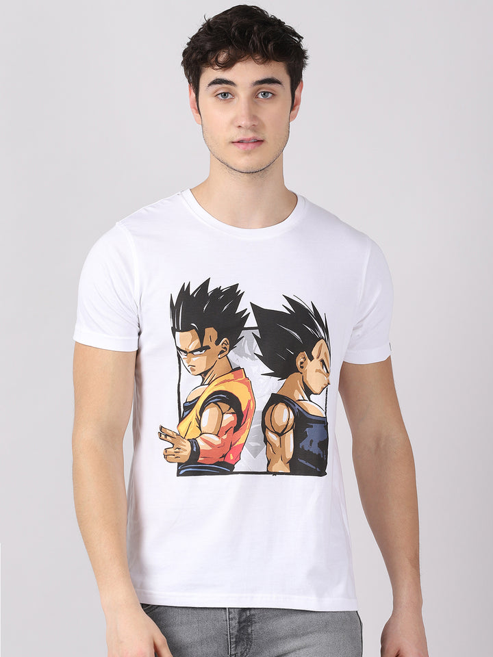 Goku Vegeta - Dragon Ball Z Anime T-Shirt Graphic T-Shirts Bushirt   