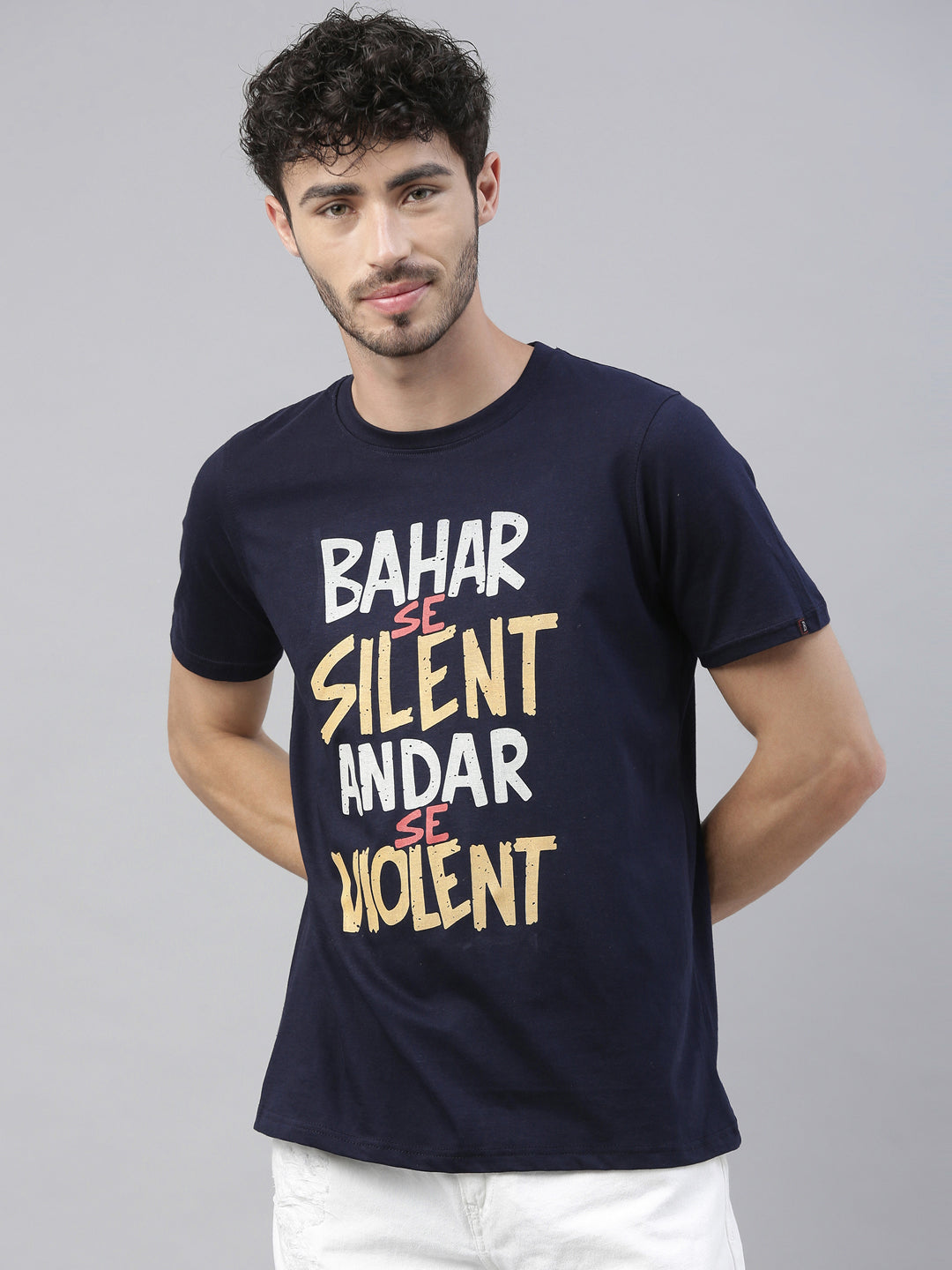 Bahar Se Silent T-Shirt Graphic T-Shirts Bushirt   
