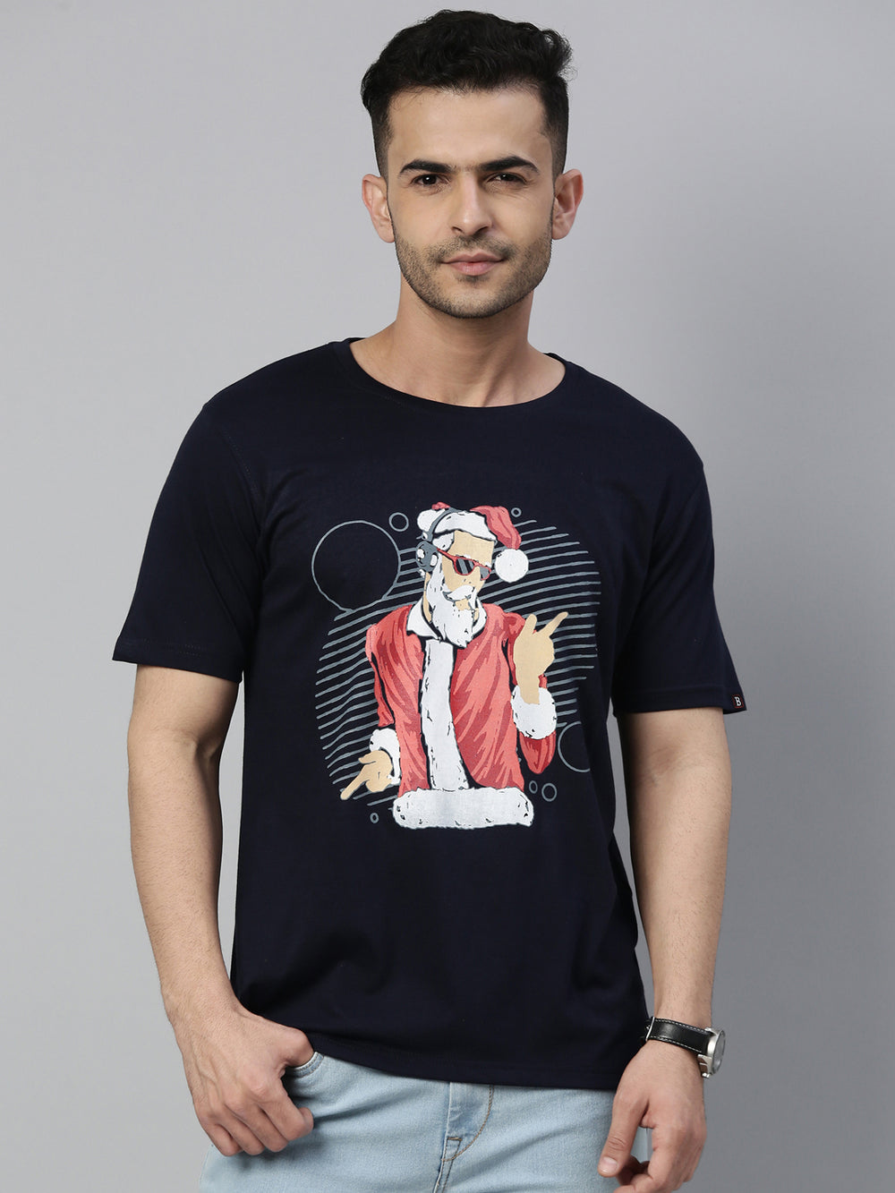Lets Dance Santa T-Shirt Graphic T-Shirts Bushirt   