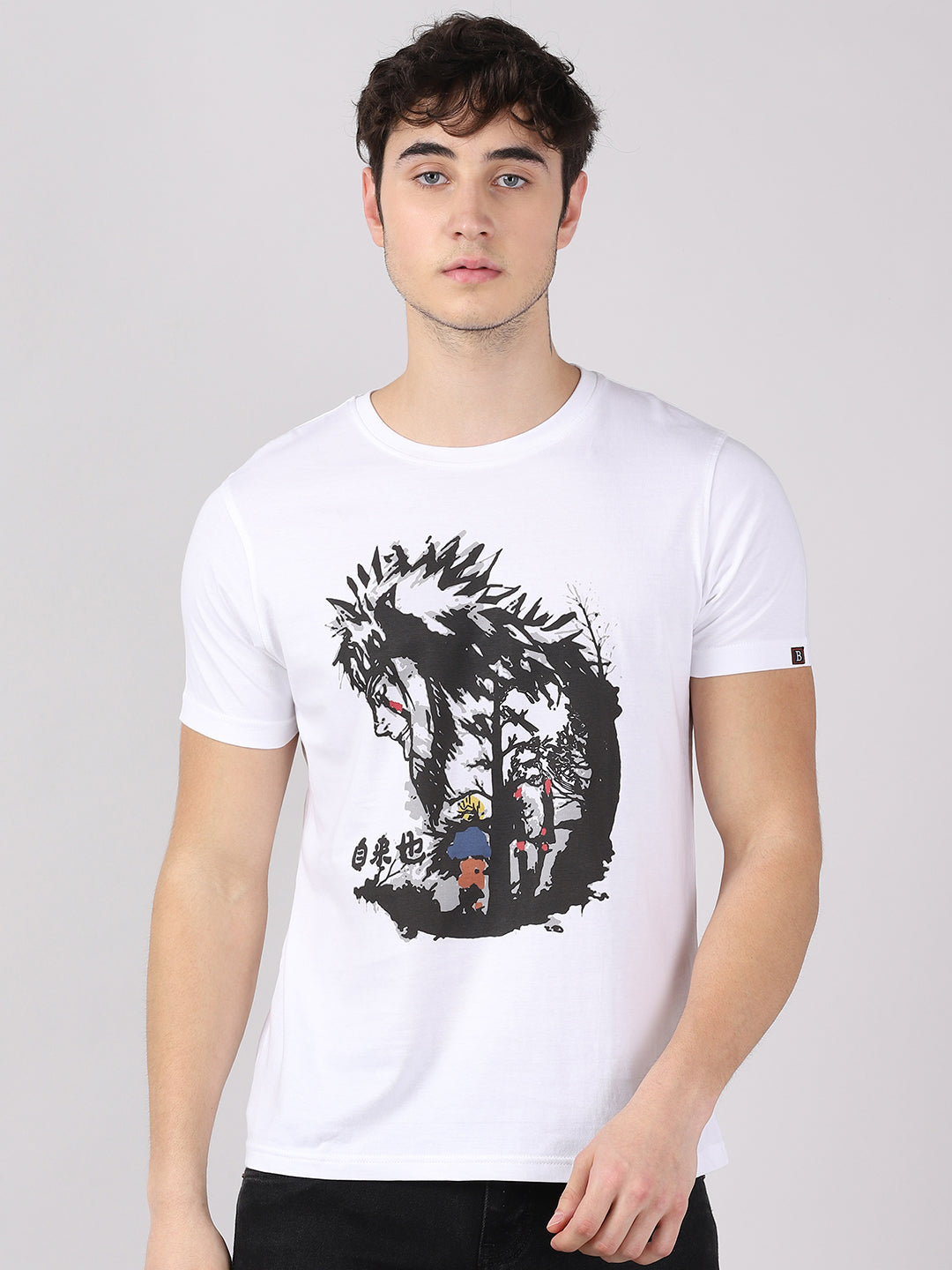 Naruto Uzumaki Art - Naruto Anime T-Shirt Graphic T-Shirts Bushirt   