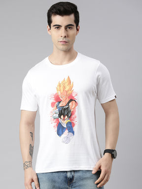 Dragon Ball Z - Super Saiyan Anime T-Shirt Graphic T-Shirts Bushirt   