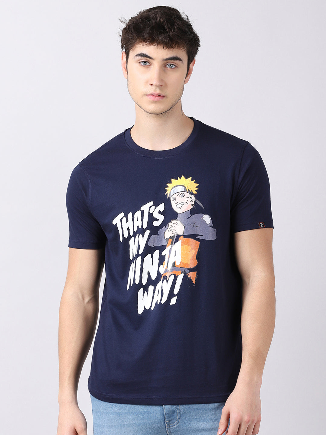 Naruto Ninja Way Epic Design Anime T-Shirt Graphic T-Shirts Bushirt   