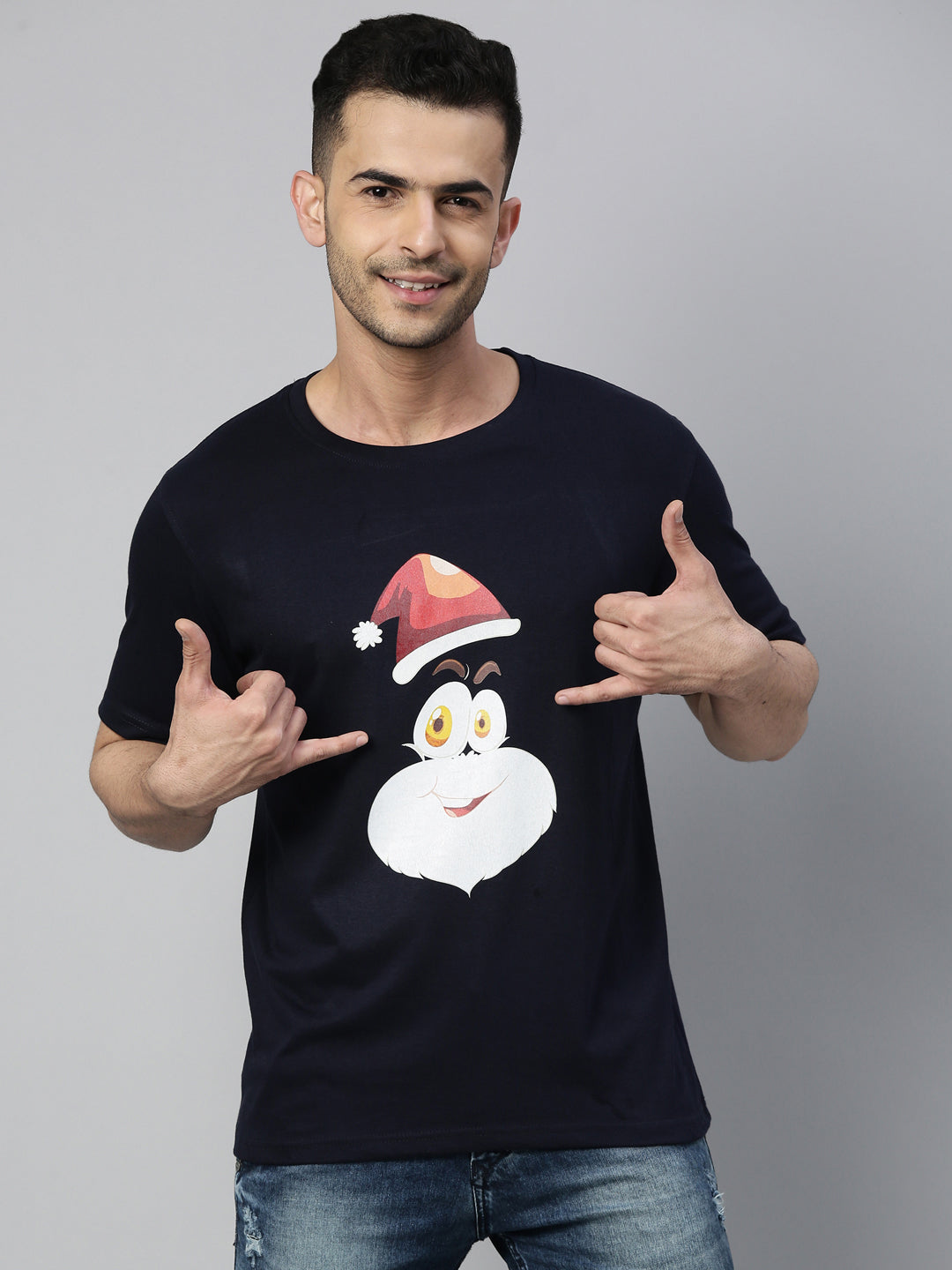 Santa T-Shirt Graphic T-Shirts Bushirt   