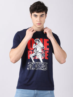 One Piece Straw Hat design Anime T-Shirt Graphic T-Shirts Bushirt   
