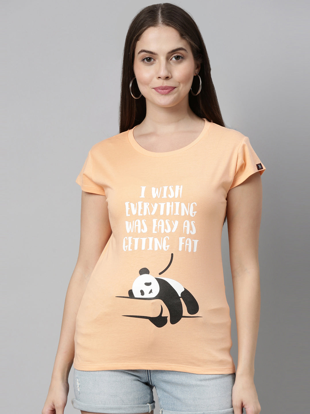 Getting Fat T-Shirt Women's Graphic Tees Bushirt   